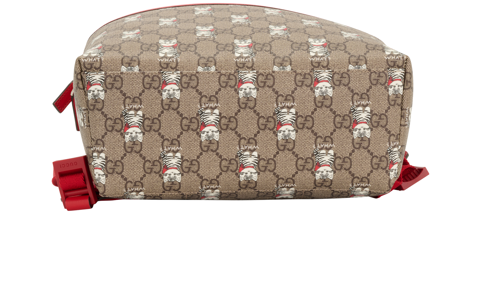 GG Cats Print Backpack, &pound;450, Handbags, Brown, Canvas, Top view